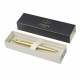 Ручка шариковая PARKER 'Jotter XL Monochrome Gold GT', корпус золотой, нержавеющая сталь, синяя,2122754