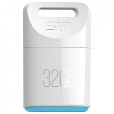 Флеш-диск 32 GB SILICON POWER Touch T06 USB 2.0, белый, SP32GBUF2T06V1W