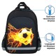 Рюкзак ПИФАГОР SCHOOL для начальной школы, 'Fire goal', 38x28х14 см, 270658