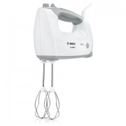Миксер BOSCH MFQ 36480, 450 Вт, 5 скоростей, 6 насадок, стакан, белый, MFQ36480