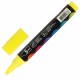 Маркер меловой 'POP-ART' ЖЕЛТЫЙ, 5 мм, стираемый, для гладких поверхностей, BRAUBERG, 151528