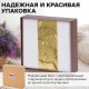 Фотоальбом BRAUBERG на 200 фото 10х15 см, под кожу, бумажные страницы, бокс, бело-золотистый, 391112