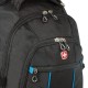 Рюкзак WENGER, универсальный, черный, синие вставки, 32 л, 36х19х47 см, 3118203408