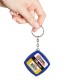 Рулетка-брелок 1 м х 6 мм, пластиковый корпус, ГРАНДМАСТЕР, 671369