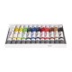 Краски акварельные художественные PENTEL 'Water Colours', НАБОР 12 цветов, туба 5 мл, картонная упаковка, WFRS-12