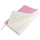 Блокнот МАЛЫЙ ФОРМАТ (100x150 мм) А6, BRAUBERG 'Metropolis Ultra', под кожу, 80 л., клетка, розовый, 113322