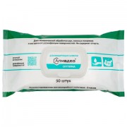 Дезинфицирующие салфетки бесспиртовые 90 шт., АЛМАДЕЗ-ОПТИМА, для обработки рук и поверхностей, САЛ-В-52