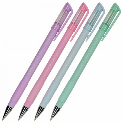 Ручка шариковая BRUNO VISCONTI 'EasyWrite', СИНЯЯ, 'Zefir', ассорти, узел 0,5 мм, линия письма 0,3 мм, 20-0206