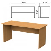Стол письменный 'Монолит', 1600х700х750 мм, цвет бук бавария, СМ3.1