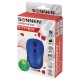 Мышь беспроводная SONNEN V-111, USB, 800/1200/1600 dpi, 4 кнопки, оптическая, синяя, 513519