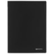 Папка с металлическим скоросшивателем BRAUBERG стандарт, черная, до 100 листов, 0,6 мм, 221634