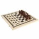 Шахматы, шашки, нарды 3в1 деревянные, лакированные, глянцевые, доска 40*40см, ЗОЛОТАЯ СКАЗКА, 665364
