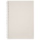Тетрадь обложка пластик, А5 80 л., гребень мягкий (силиконовый), клетка, BRAUBERG, бежевый, 405358