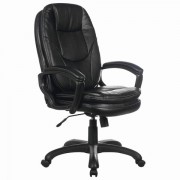 Кресло офисное BRABIX PREMIUM 'Trend EX-568', экокожа, черное, 532100