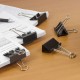 Зажимы для бумаг БОЛЬШИЕ STAFF ECO, КОМПЛЕКТ 12 шт., 51 мм, на 230 листов, черные, картонная коробка, 274035