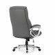 Кресло офисное BRABIX PREMIUM 'Level EX-527', пружинный блок, рециклированная кожа, серое, 531937