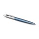 Набор: 2 шариковые ручки PARKER 'Jotter Waterloo Blue CT'/'Stainless Steel CT', с блокнотом, синие, 2062782