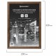 Рамка 21х30 см, дерево, багет 14 мм, BRAUBERG 'Elegant', грецкий орех, акриловый экран, 391297