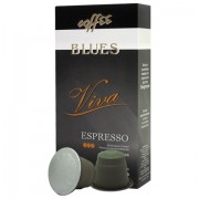 Капсулы для кофемашин NESPRESSO, 'Viva', натуральный кофе, BLUES, 10 шт. х 5 г, 4600696301038