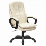 Кресло офисное BRABIX PREMIUM 'Omega EX-589', экокожа, бежевое, 532095