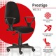 Кресло BRABIX 'Prestige Ergo MG-311', регулируемая эргономичная спинка, ткань, черное, 531872