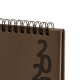 Планинг датированный 2027, 305х140 мм, BRAUBERG 'Up', под кожу, коричневый, 118189