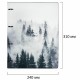 Тетрадь на кольцах БОЛЬШАЯ А4 (240х310 мм), 120 л., под кожу, BRAUBERG VISTA, 'Туман', 404515