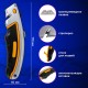 Нож универсальный мощный алюминиевый BRAUBERG 'Heavy duty', автофиксатор, резиновые вставки, 238735