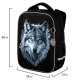 Ранец BRAUBERG LIGHT, 1 отделение, с брелком, Gray wolf, 36х26х13 см, 273111
