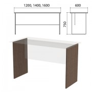 Опоры ЛДСП к столам письменным 'Канц' шириной 1200, 1400, 1600 мм, цвет венге, СК20.16.2