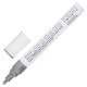 Маркер-краска лаковый (paint marker) 2-4 мм, СЕРЕБРИСТЫЙ, НИТРО-ОСНОВА, STAFF PROFIT, для любых поверхностей, 152580