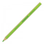 Текстовыделитель-карандаш сухой STAEDTLER (Германия), НЕОН ЗЕЛЕНЫЙ грифель 4 мм, трехгранный, 128 64-5