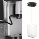 Кофемашина KITFORT КТ-7166, 1350 Вт, объем 1,5 л, для зерен 200 г, автокапучинатор, серебристая