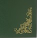 Папка адресная бумвинил 'ПОЗДРАВЛЯЕМ!' с виньетками, А4, зеленая, индивидуальная упаковка, STAFF 'Basic', 129633