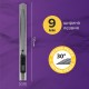 Нож канцелярский 9 мм BRAUBERG 'Extra 30', металлический, лезвие 30°, автофиксатор, подвес, 237084