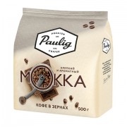 Кофе в зернах PAULIG (Паулиг) 'Mokka', натуральный, 500 г, вакуумная упаковка, 16670