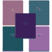 Тетради ДЭК А5 48 л. КОМПЛЕКТ 5 шт. BRAUBERG, скоба, клетка, SoftTouch, 'MONOCOLOR', 404912