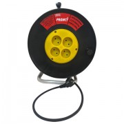 Удлинитель на катушке РБК16, 4 розетки без заземления КГ 2х1,5 мм2, 30 м, 16 А, медь, морозостойкий, 2622