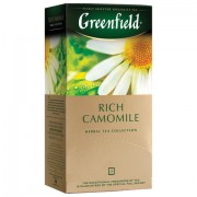 Чай GREENFIELD 'Rich Camomile' травяной ромашковый, 25 пакетиков в конвертах по 1,5 г, 0432-10