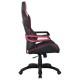Кресло компьютерное BRABIX 'Nitro GM-001', ткань, экокожа, черное, вставки красные, 531816