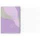 Тетради ДЭК А4 96 л. КОМПЛЕКТ 2 шт., BRAUBERG, гребень, клетка, 80 г/м2, Soft-Touch, 'Minimal', 405585