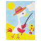 Набор для творчества 'Картина из цветного песка', 'В деревне', 2 самоклеящиеся основы 20х15 см, ЮНЛАНДИЯ, 662371