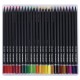 Карандаши цветные чёрное дерево BRAUBERG BLACK WOOD, 75 цветов, мягкий грифель 3 мм, 182044