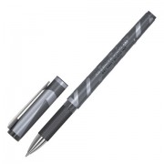 Ручка гелевая с грипом BRAUBERG 'GRAPHITE VIVID', ЧЕРНАЯ, пишущий узел 0,5 мм, линия письма 0,35 мм, 144542