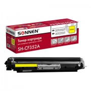 Картридж лазерный SONNEN (SH-CF352A) для HP CLJ Pro M176/M177 ВЫСШЕЕ КАЧЕСТВО, желтый, 1000 страниц, 363952