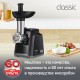 Мясорубка MOULINEX ME105830, 1400 Вт, производительность 1,7 кг/мин, 2 насадки, реверс, пластик, черная, 1510001079