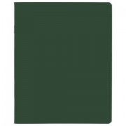 Тетрадь А5 96 л., HATBER, скоба, клетка, Soft-touch ламинация, SoloMatte 'Малахит', 092749, 96Т5лВ1