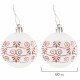Шары ёлочные НАБОР 44 шт., 6 см/3 см,'Red&White', красные/белые, пластик, ЗОЛОТАЯ СКАЗКА, 592166