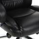 Кресло офисное BRABIX PREMIUM 'Direct EX-580', хром, рециклированная кожа, черное, 531824