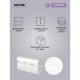 Полотенца бумажные 150 шт., VEIRO (Система H2) COMFORT, 2-слойные, белые, КОМПЛЕКТ 21 пачка, 32х21,6, W-сложение, KW208